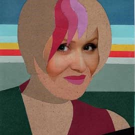 Портрет неизвестной #7. Коллаж.