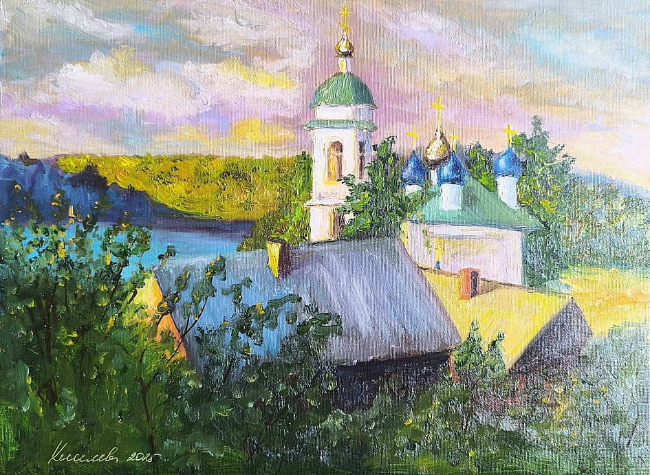 Вечер на Волге