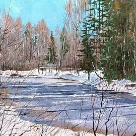 Солнечный мартовский день. Пленэр(2)