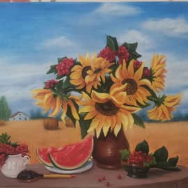 Натюрморт в поле