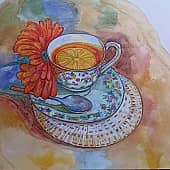 Чай с лимоном