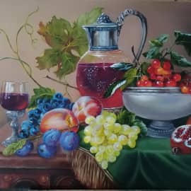 Вино и фрукты