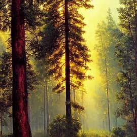 Картина "У янтарной сосны"