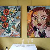 Картина Игра с зеркалом Абстрактный женский портрет Екатерина Лебедева художник (6), художник Екатерина Лебедева