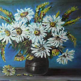 Букет ромашек.