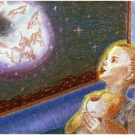 Девочка и единороги