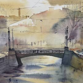 Закатный Петербург