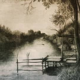 Мостик на озере Ханка