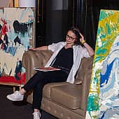 Картина Зимний период Современная живопись маслом Екатерина Лебедева художник (4), художник Екатерина Лебедева