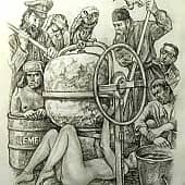 Миксерная бетоносмесительная бетономешалка.