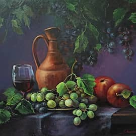 Виноградный натюрморт