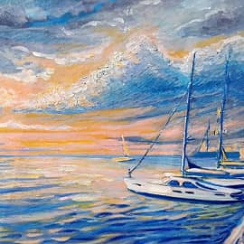 Причал. Серия "яхт-клуб". ZhNataly