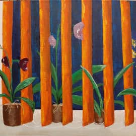 Ночь сквозь жалюзи