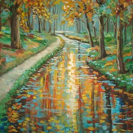 Осень дождливая.