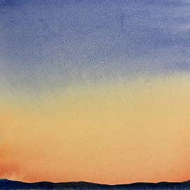 Море. Закат