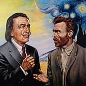 Беседа Дали и Ван Гога  The Conversation between Dali and Van Gogh