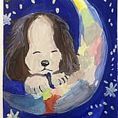 Лунный сон щенка