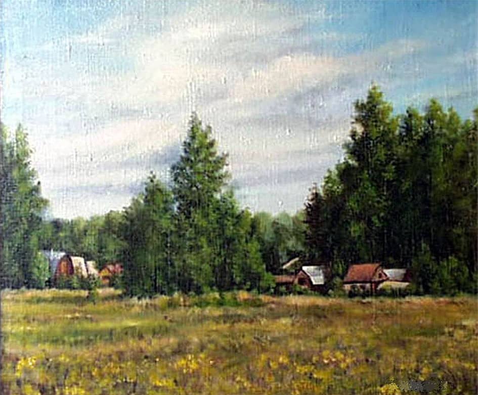 Среди полей. Дачи  Among the Fields. Dachas