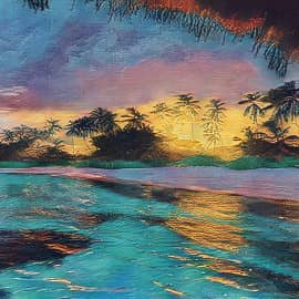 Морской закат.