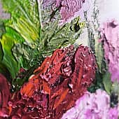 Букет в вазе (1), художник Юлия Киселева