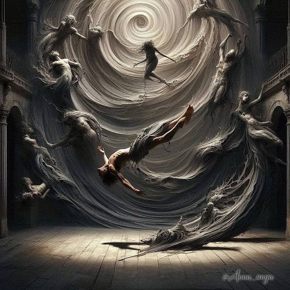 иллюстрация к стиху " В лабиринтах души" автор Anna-imya ( Краснодар)
