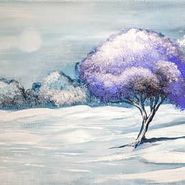 Синее дерево