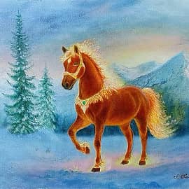 "Конь-огонь".