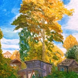 Погожий осенний жень.