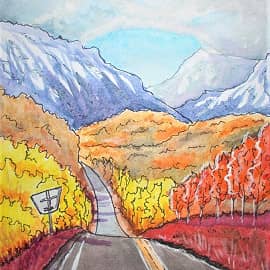 Работа со скетч-марафона Д.Долгополовои.