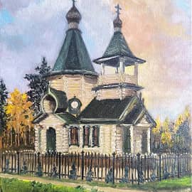 Храм Георгия Победоносца в п. Загорянский