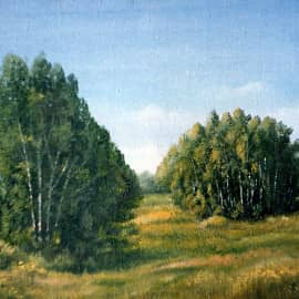 Среди полей. Июль  Among the fields. July