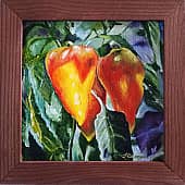 На грядке. Перец. (1), художник Шатёрных Геннадий