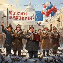 и воробьёв и голубьёв и дятлов !