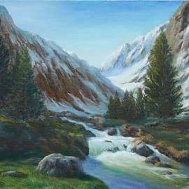 Утро в горах (Узункол)