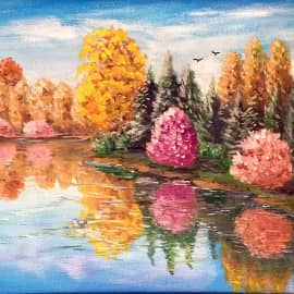 Осенний пруд