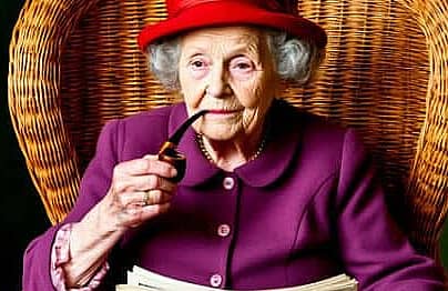 Моя бабушка курит трубку