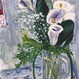 Фиолетовые каллы