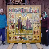 Иконостас Преображенского собора Варлаама-Хутынского монастыря Великого Новгорода. (7), художник Игорь Юрьевич Дрождин