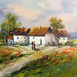 Венгерский деревенский дом