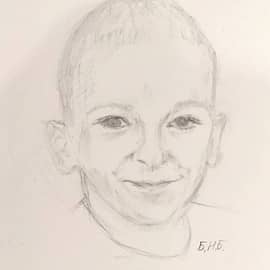 Серёжка. Набросок