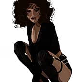 стилизованный автопортрет