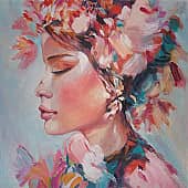 Девушка весна.