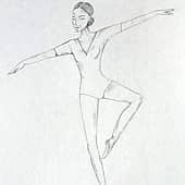 Балерина. Зарисовка