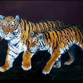 В свете фотовспышки