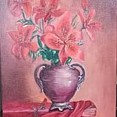 Красные лилии