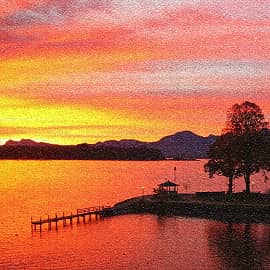 Краски заката.