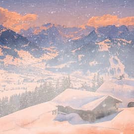 утренний снег