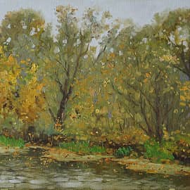 Листья падали