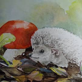 Осенний ежик