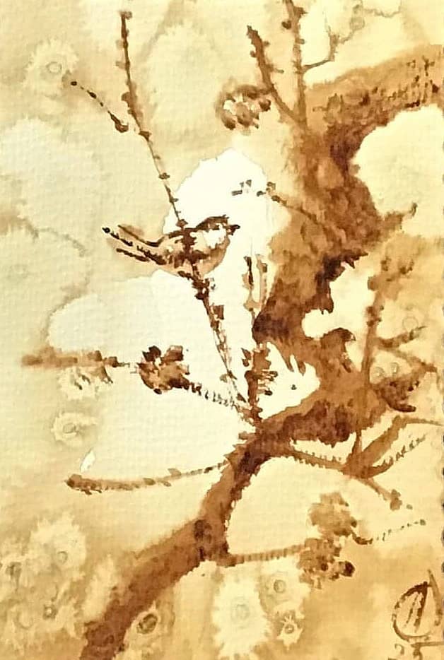 Кофейная птичка